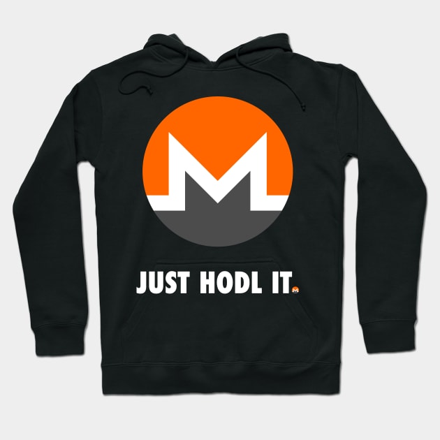 Just Hodl It : Monero Hoodie by CryptoTextile